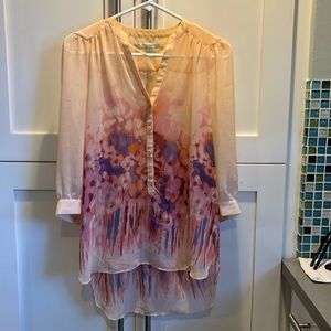 Lauren Conrad Floral Flowy Blouse